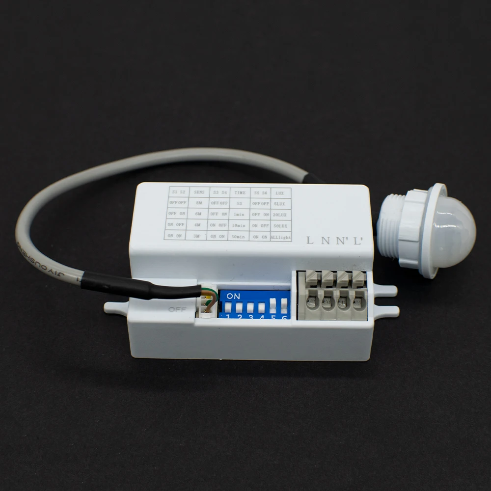 5.8G Human Existance Motion Sensor 5.8GHz Microwave Radar Action Movements Detect Human Body Presence Sensor AC 90-265V