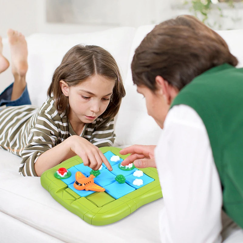 Montessori Strategy Games Airplane Travel Board Game Puzzle Intellectual Development Parent-child Interaction Children Toy Gifts