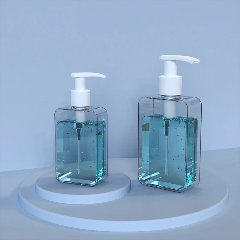 200/300ml Square Soap Dispenser Countertop Lotion Bottle With Pump Bathroom Lotion Liquid Soap Dispenser Refillable Empty Bottle