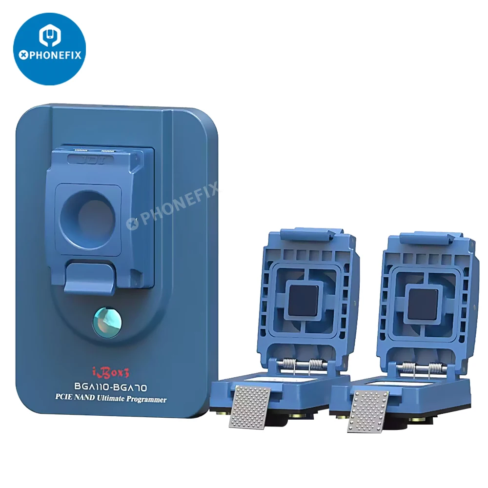 Ibox Atualização Programador Nand para Iphone Leitura e Gravação de Dados Tela Roxa Desvincular Wi-fi bt sn Ibox Bga70 Bga110 713pro Max Syscfg