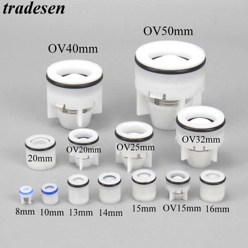 8~50mm Plug-in Plastic Non-Return Valve Spring Check Water Meter Valve Anti Drip Valve One Way Water Control Connector