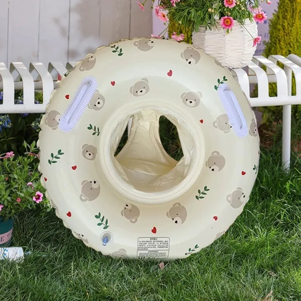 Durevole piscina gonfiabile galleggiante anello di seggiolino gonfiabile a forma di tubo sedile da nuoto gioco d'acqua anello da nuoto per bambini spiaggia