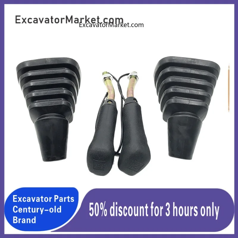 For Vol-vo 55 60 80 120 140 210 240 290 360 excavator control lever rubber handle dust cover excavator accessories High Quality