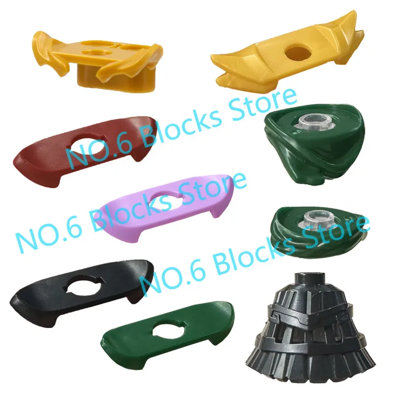 MOC Anime Cartoon Building Blocks Figures Accessories Dragon Claws Cloaks Wings Armor Swords Assemble Mini Bricks Toys Gifts S17 - view 3