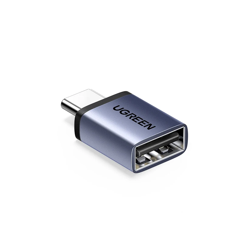 UGREEN USB-C/M إلى USB2.0A/F OTG محول PVC مادة الألومنيوم المصبوبة
