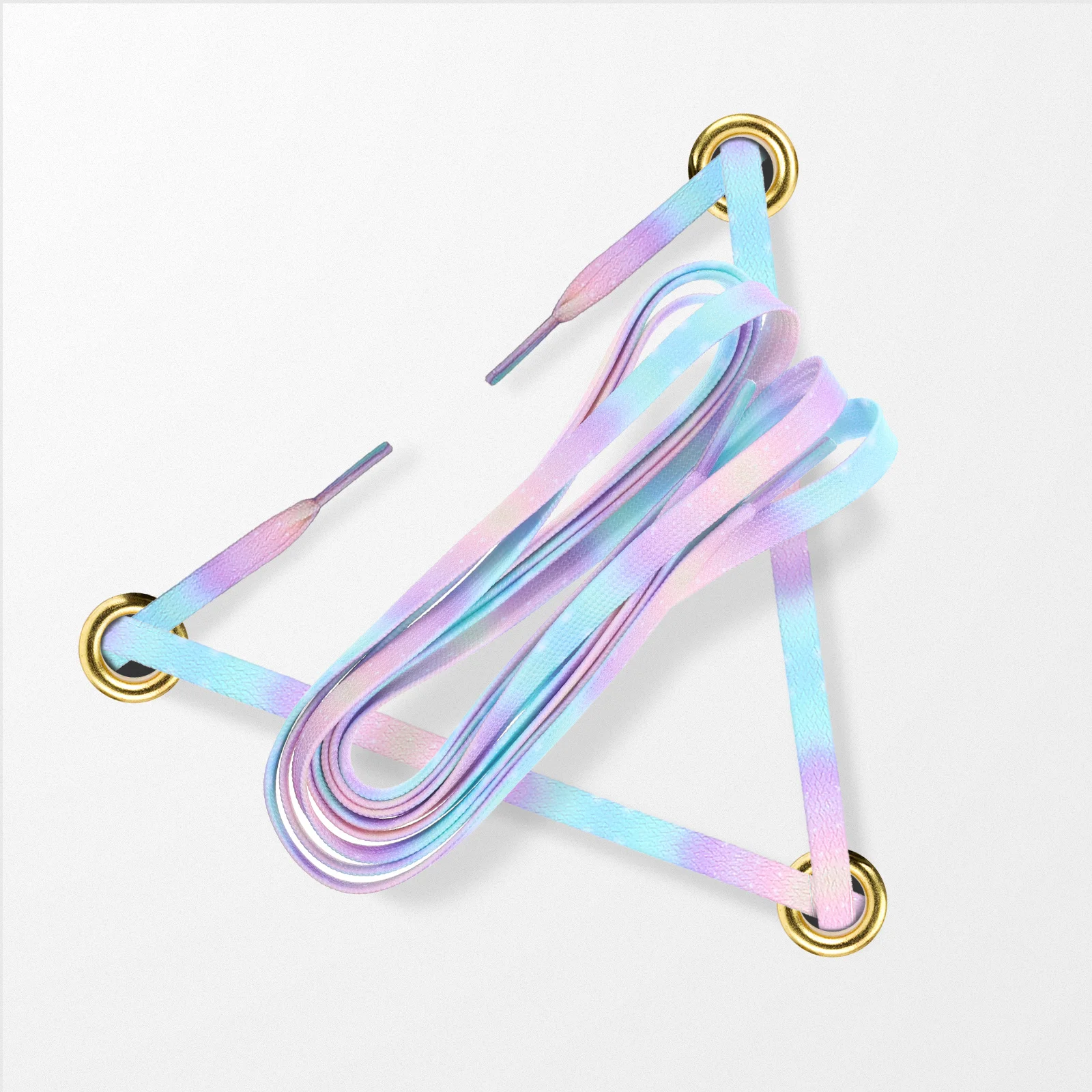 

1Pair Gradient Shoelaces Decorative Flat Laces for Sneakers Casual Shoes Accessories Stylish and Durable Replacement