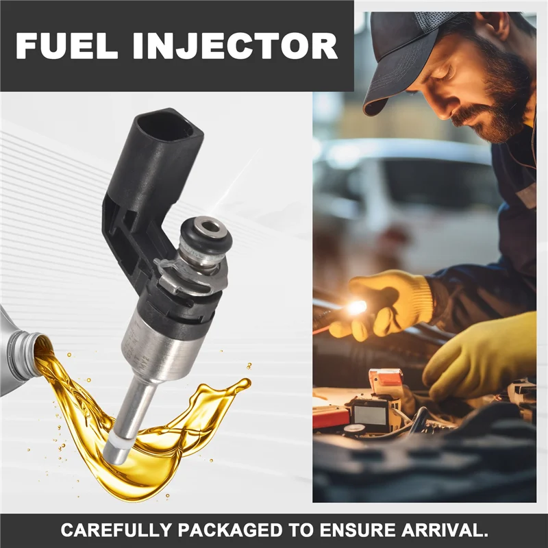 

1Pc Fuel Injector For- 1.4 TSI CAV Cava CAX 03C906036M 03C906036F
