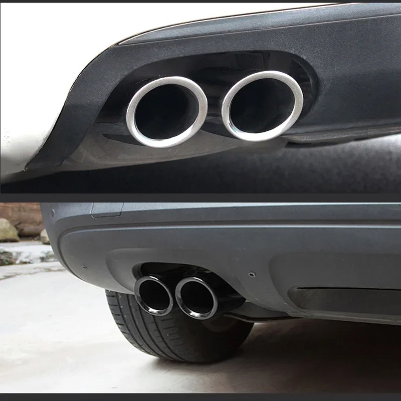 Embouts de silencieux d'échappement pour Volkswagen VW Golf Mk6 MK7 Jetta MK6 1.4T 2012-2015 pour TIGUAN 2 2017-2019 pour BMW E9O E92 325i 328i
