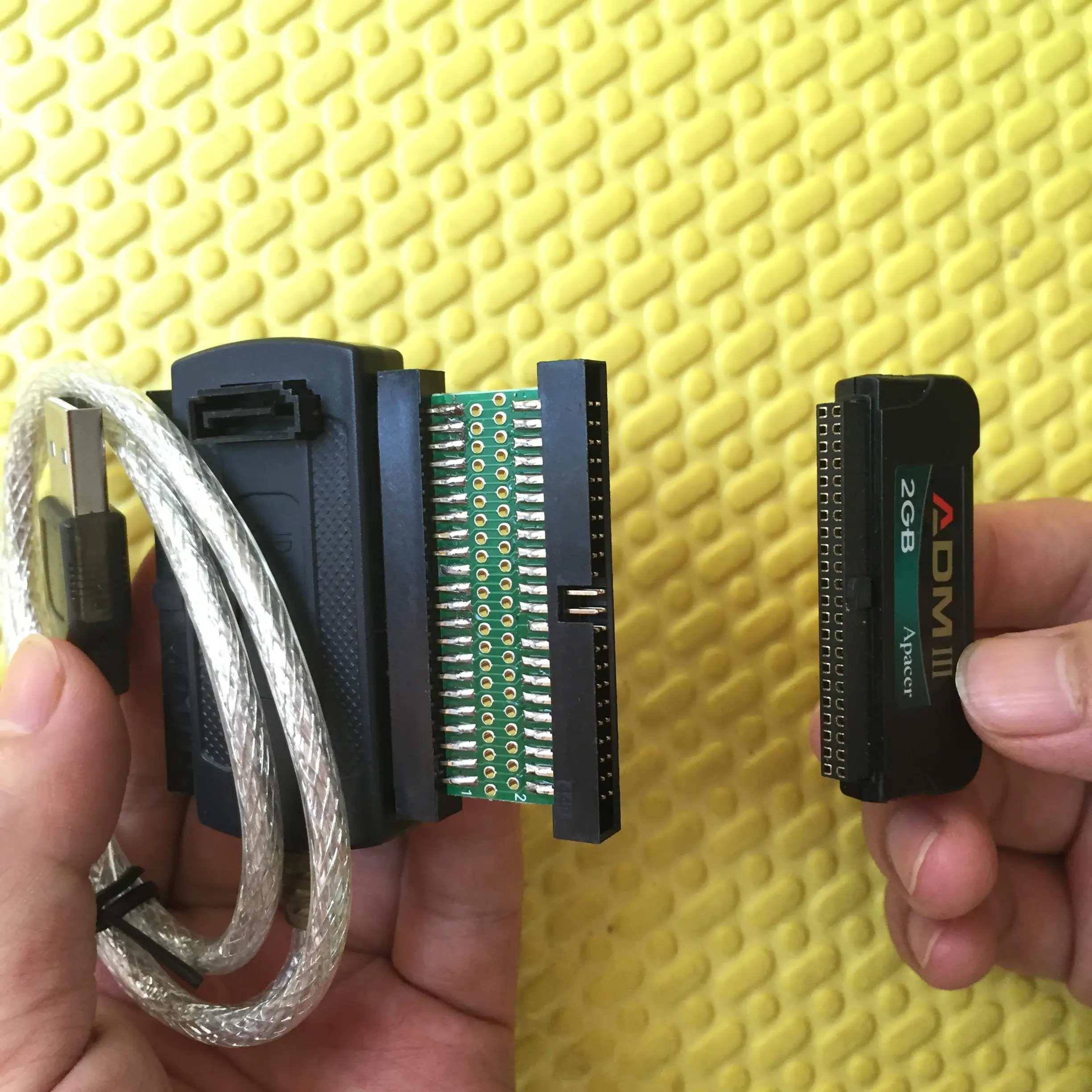 Imagem -03 - Ide 44pin Dom Leitor de Cartão de Disco para Usb Disco Eletrônico 44 Pinos Usb2.0 Sata Porta Serial