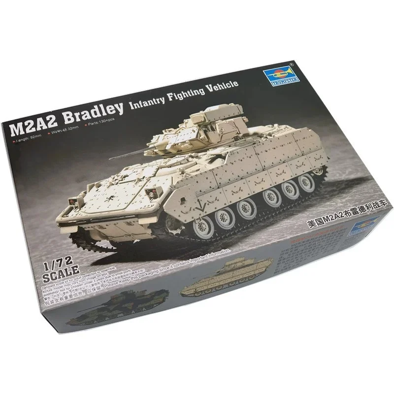 TRUMPETER 1/72 M2A2 Bradley Infantry Fighting Vehicle Plastic Assembly Model