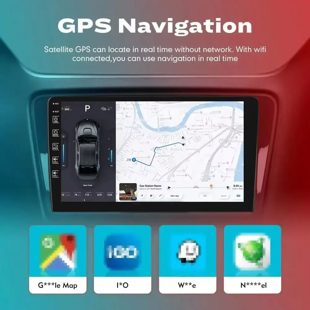 Android 13 Car Stereo GPS Navigation 4+64G for NV200 2013-2019 with Wireless Carplay Android Auto 9in Car Radio Wifi FM/RDS SWC