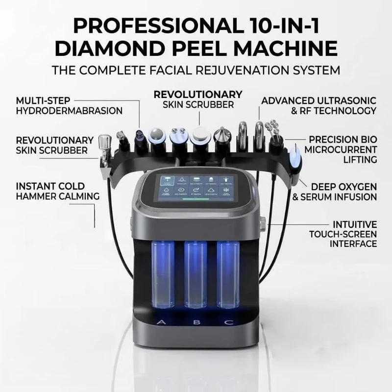 10 In 1 Portable Facial Beauty Machine Multifunctional Skin Hydrating Care Device Household Cosmetic Instrument