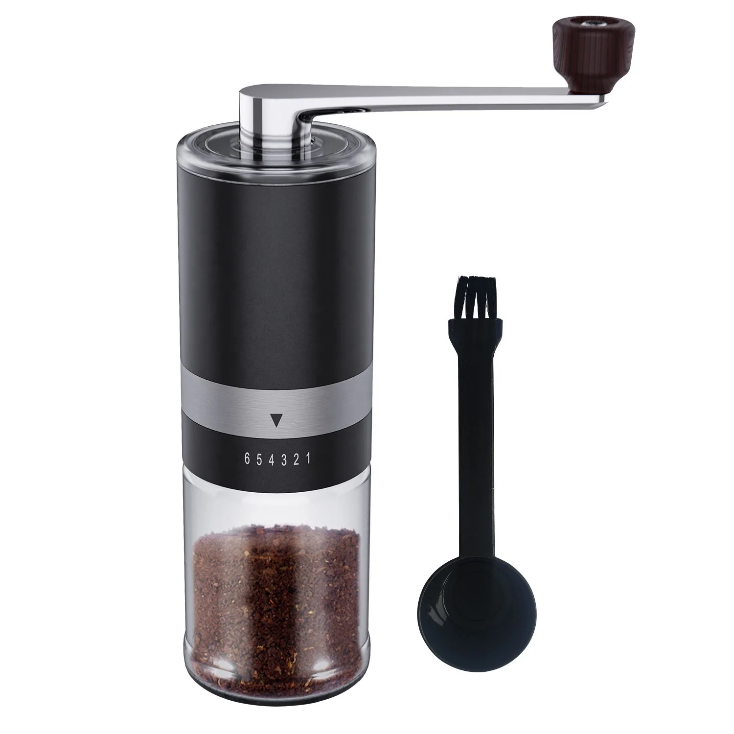 Professional Conical Burr Mill Hand Crank Utensil Coffee Bean Grinder Mill For Espresso Turkish Brew