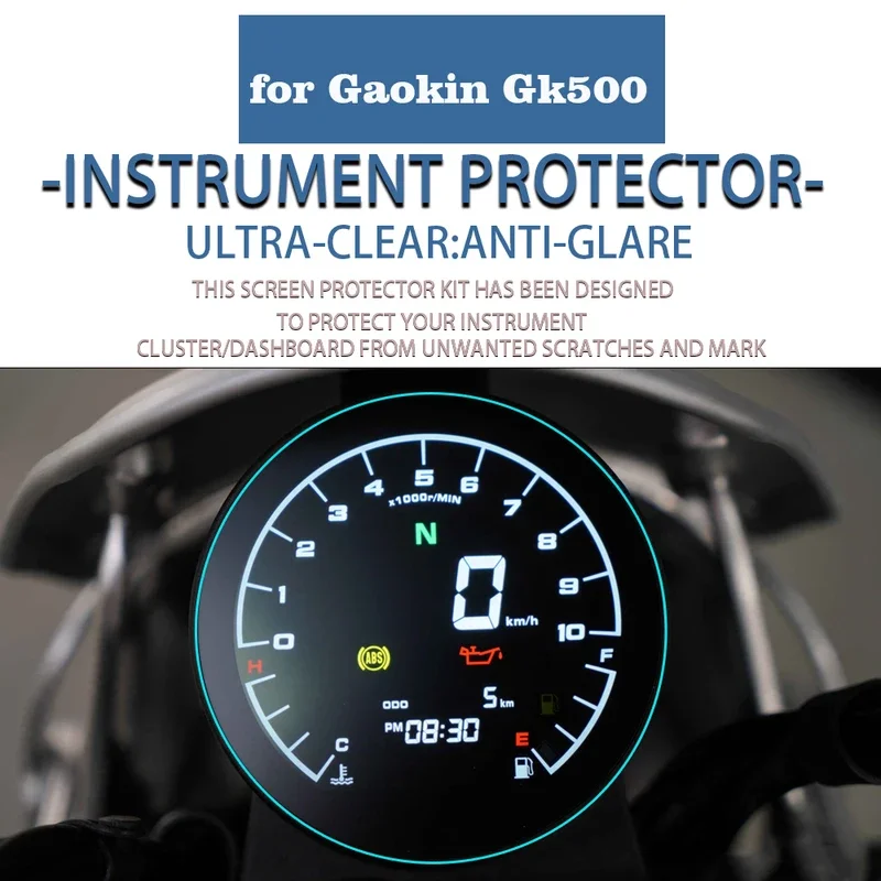 For Gaokin Gk500, Protective Scratch Resistant Clear Transparent Instrument Film