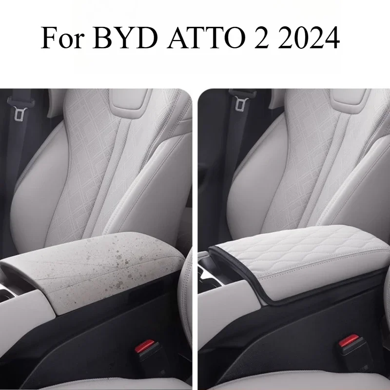 

Крышка подлокотника центрального управления для BYD YUAN PRO ATTO 2 2024, салон автомобиля, модифицированный оригинальный цвет, защитный центральный подлокотник