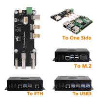 Raspberry Pi 5 Option Kit Easy-Adapter /OR PCIe-To-ETH /OR PCIe-USB-Hub /OR PCIe-M.2-NVM-SSD Case Kit