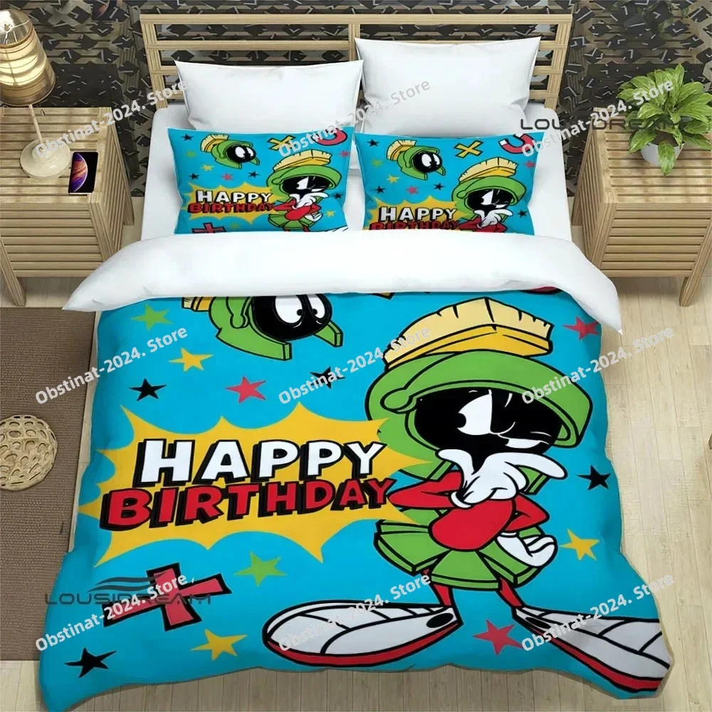 

Marvin The Martian Cartoon Bedding Sets exquisite bed supplies set duvet cover comforter set bedding set luxury birthday gift