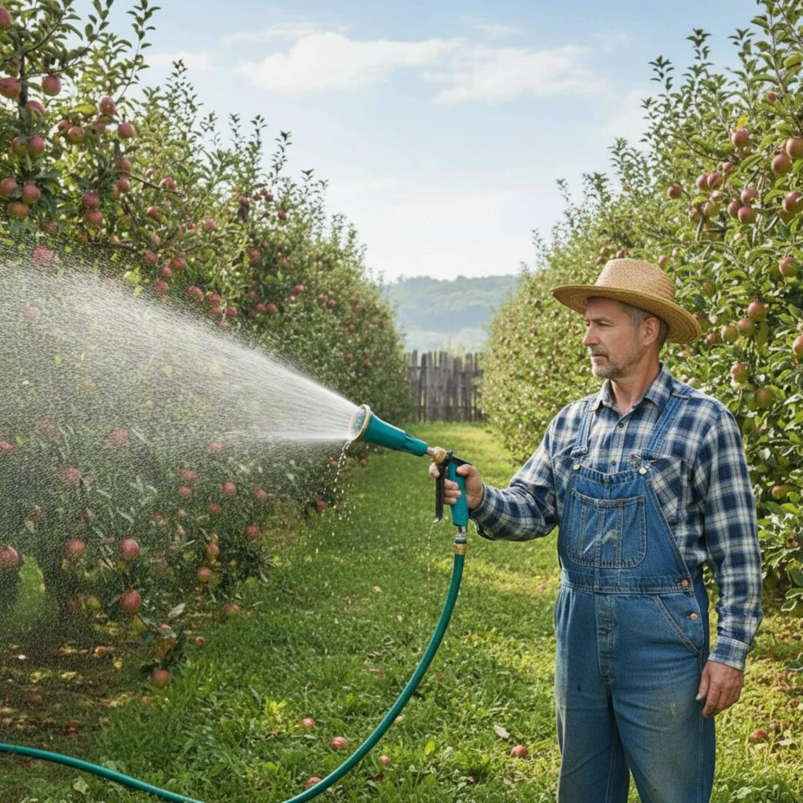 Orchard Spray Fine Mist High Pressure Spray Fog Nozzle Sprayer Heavy Duty Adjustable Sprayer Wand Easy to Use for Garden