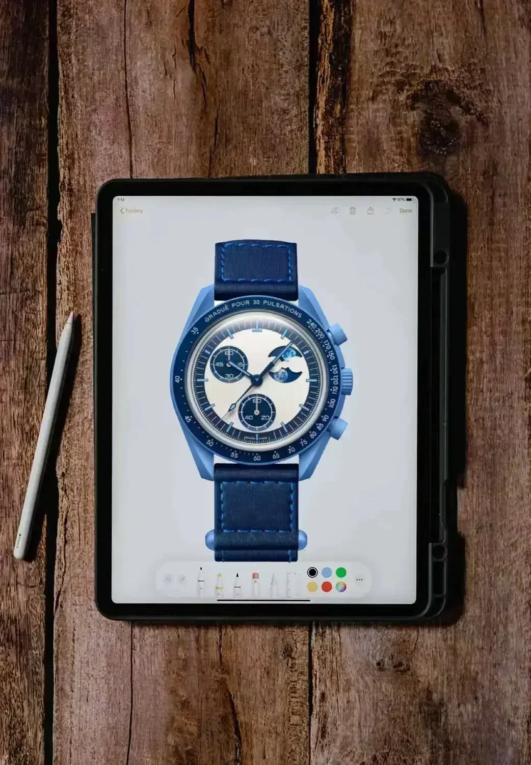 2025 Fashion Men's Moon Chronograph Watch - Colorful Plastic Case, Luxury Planet Exploration Design, Waterproof Sport Wristwatch