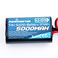 RADIOMASTER TX16S Battery 2S 7.4V 5000mah remote control long life 2-6s Li-ion control XT30 plug