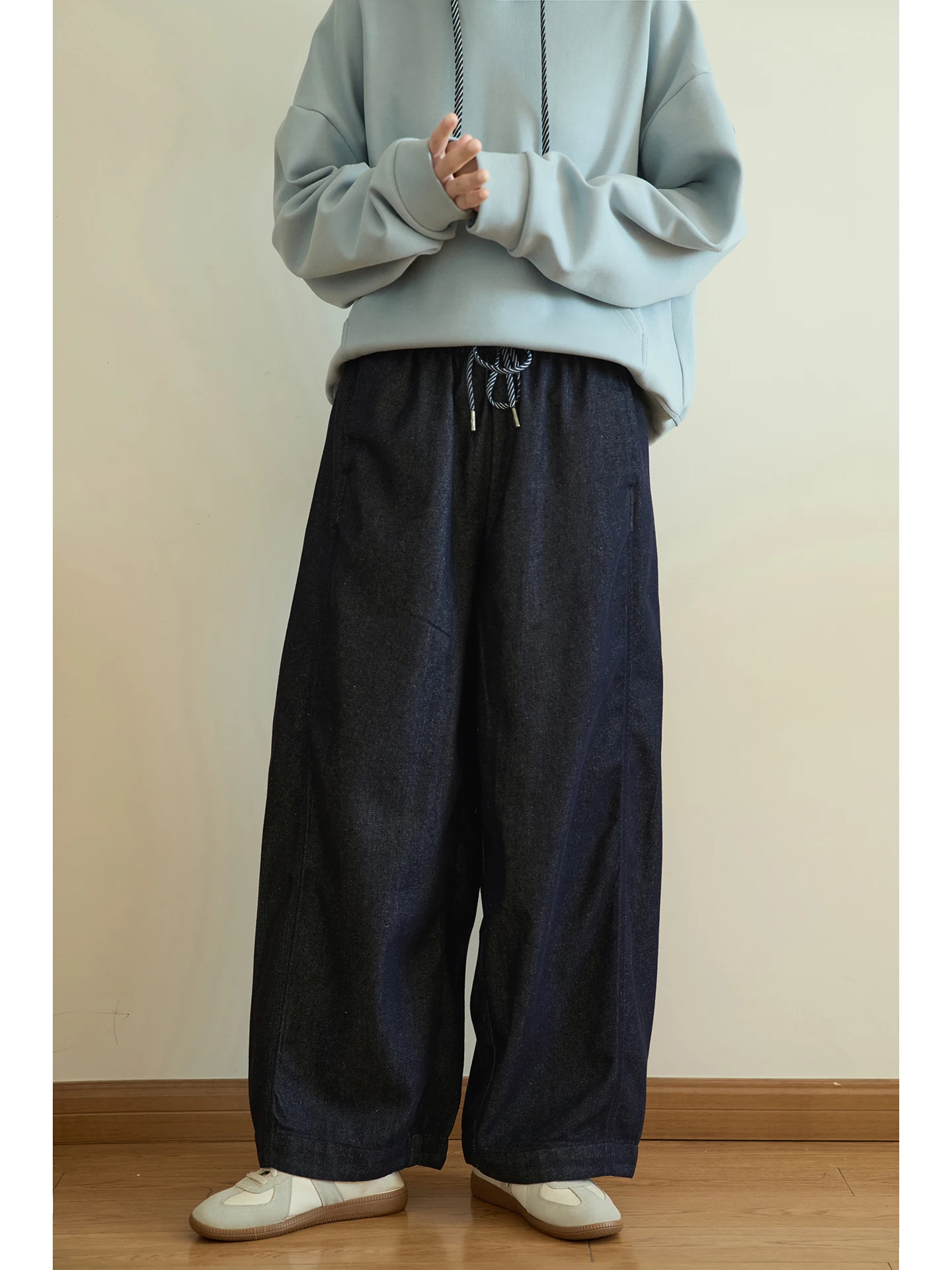 

Свободные джинсы из мягкого тонкого денима, весна 2026, с высокой талией, прямые брюки, хлопковые повседневные штаны для женщин и девушек