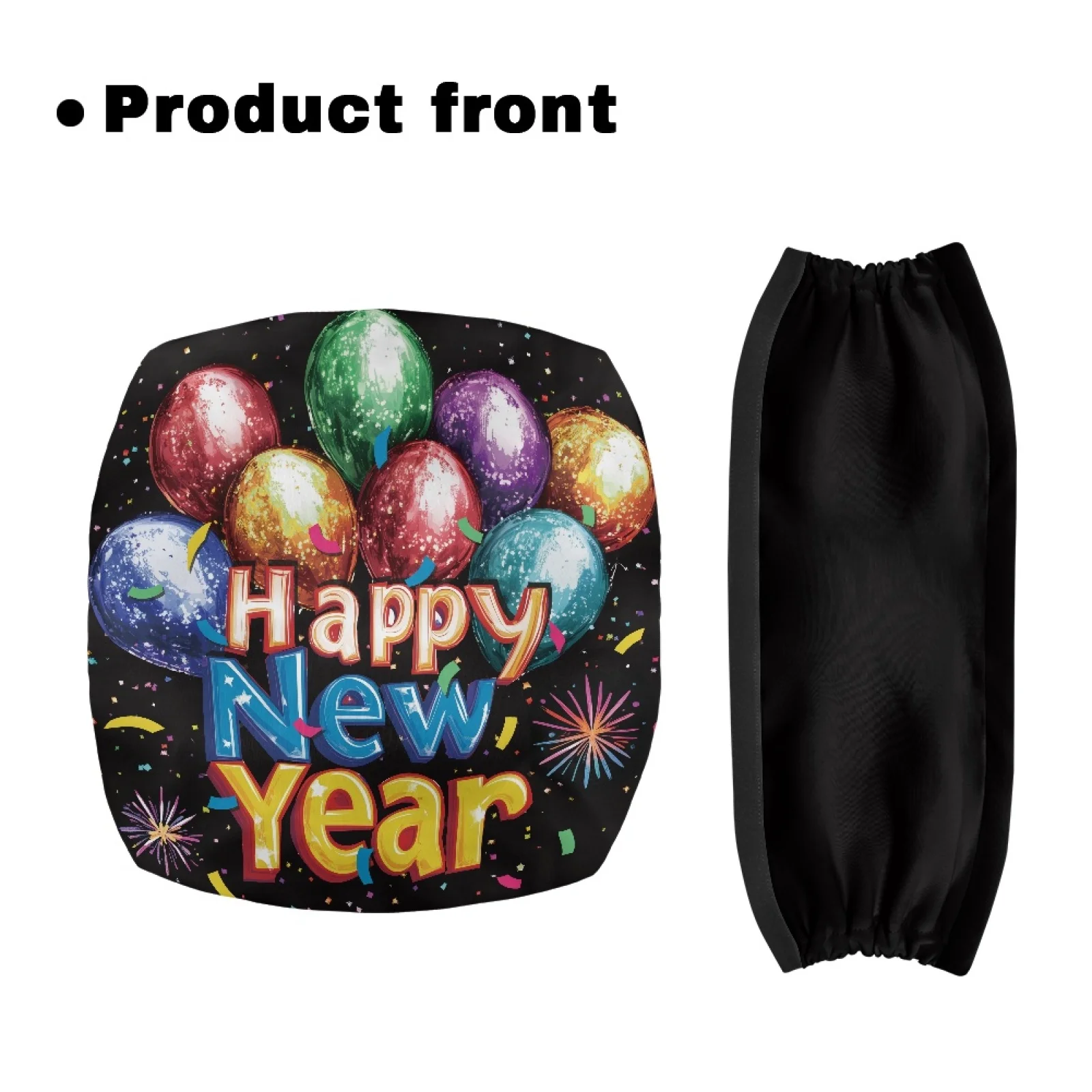 Coloranimal Festive Balloon Pattern 2 Pcs Rollator Decorations Polyester Walker Seat Cushion for Senior