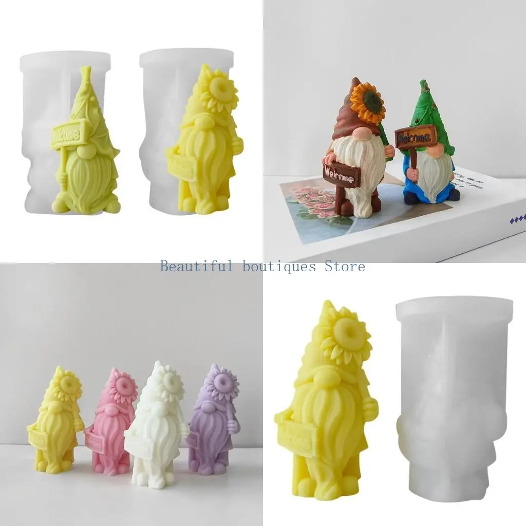 

U4LF без лицевого старика Свеча Силиконовая плесень