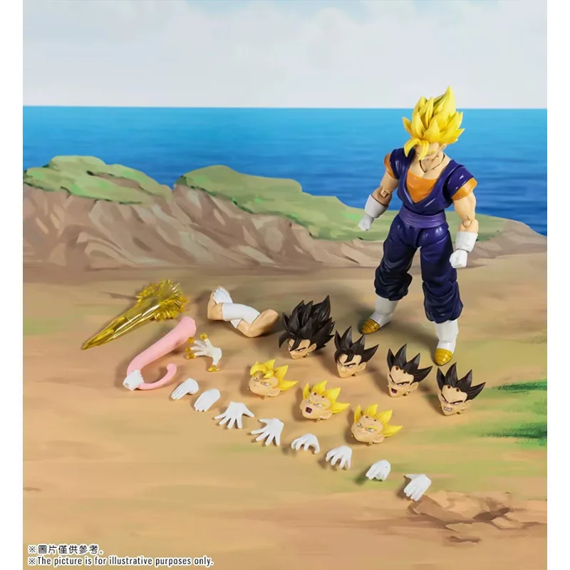 

Original Demoniacal Fit Dragon Ball Z SHF Super Saiyan SSJ Card Vegetto Son Goku Vegeta In Stock Anime Action Model Toys