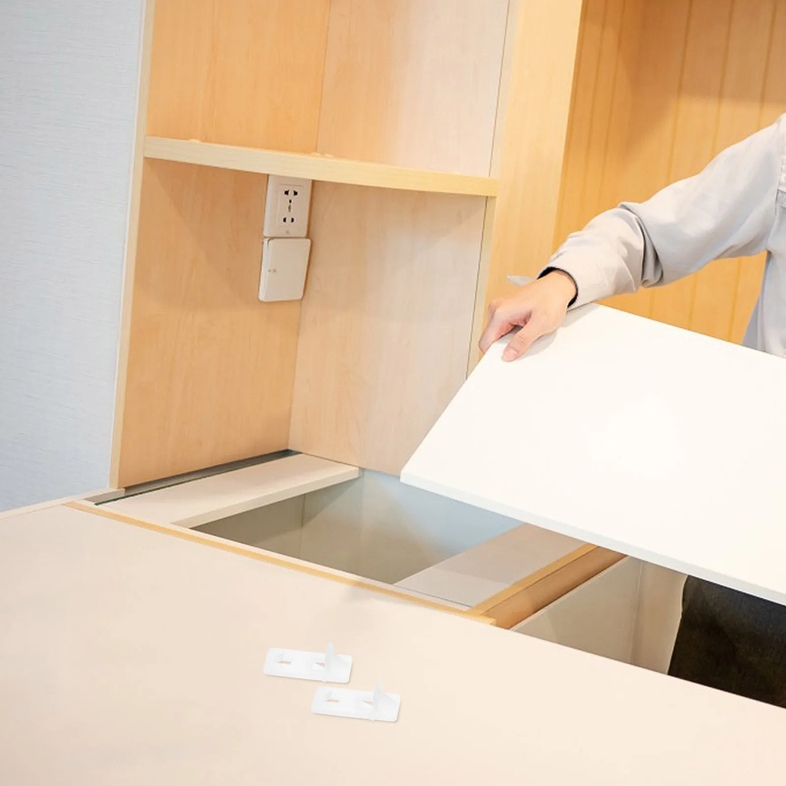 20 clip per schedario, pioli di supporto per mensola con chiusura in plastica, supporti per scaffali per mobili da cucina, scaffali per scaffali