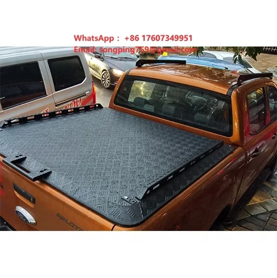 Aluminum Roller Shutter Rear Tonneau Cover Hard Lid for NP300 Vigo Revo Amarok Pickup Coverage