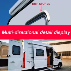 1m Self-Adhesive Caravan Waterproof Seal Gutter Rain Guard Drip Stop For Fiamma Dripstop Motorhome Camper Van RV Parts