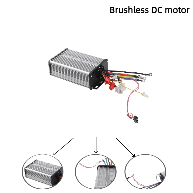 

3000W 60V brushless controller, suitable for brushless DC motor, electric bicycle, motorcycle, tricycle