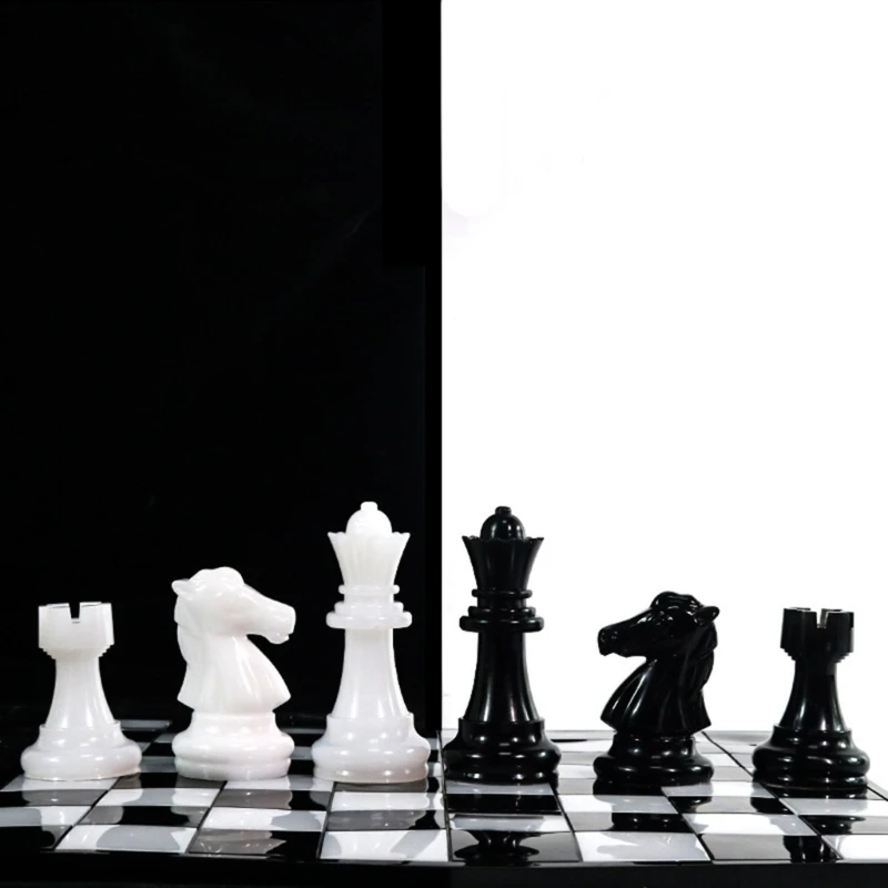 Resin Chess Pieces Mold Set Silicone Chess Molds Set Epoxy Resin Casting Mould Board Games Moulds for Home Decorations