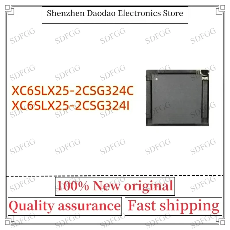 XC6SLX25-2CSG324C XC6SLX25-2CSG324I BGA-324 Programmable Logic Chip IC New Original