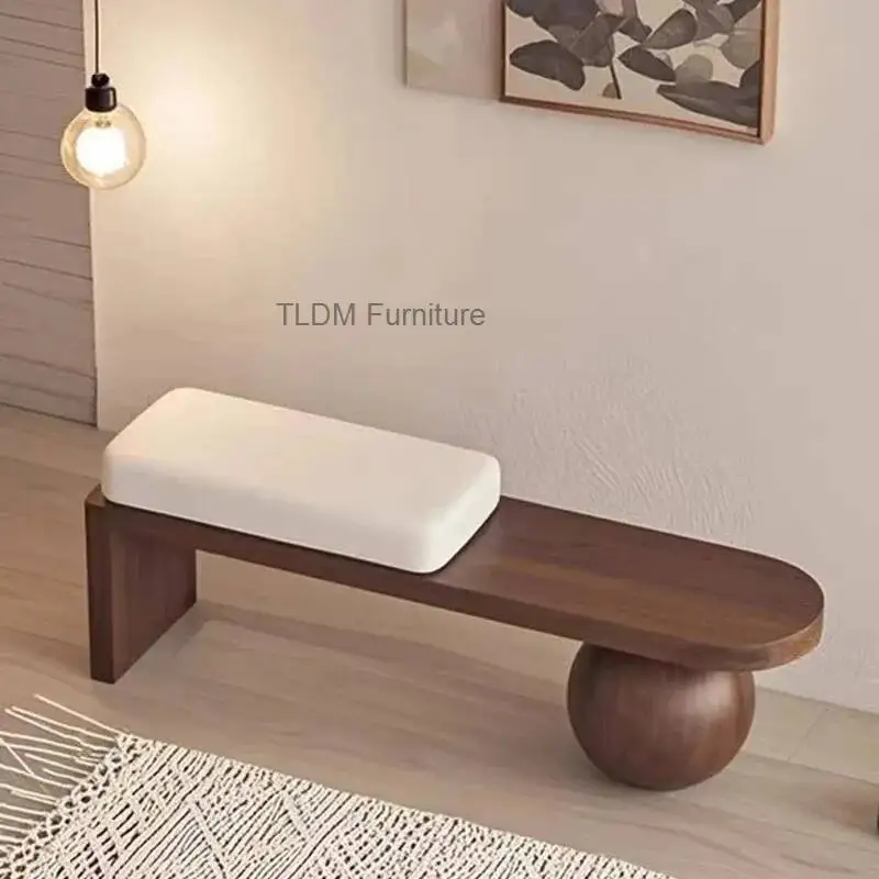 Cloakroom French luxury Shoe Medieval End Shoe Porch Changing Ottomans Stools Bedroom Living Stool Room Furniture Bench Nordic