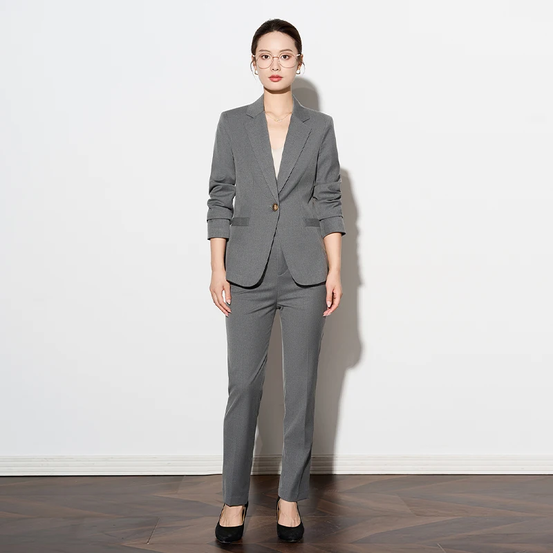 

Women's Professional Suit Pants Autumn Winter Comfortable Soft Fabric for Daily Commuting Business Wear