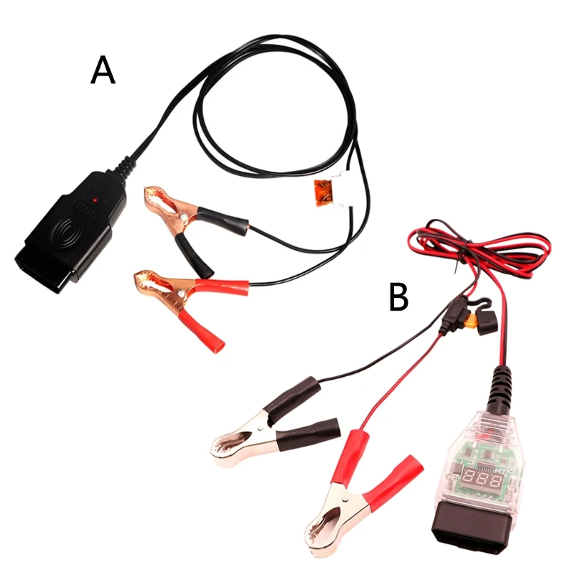 OBD2 Automotive Battery replacement Tool Car Computer Memory Saver  Power Supply Cable Replacement