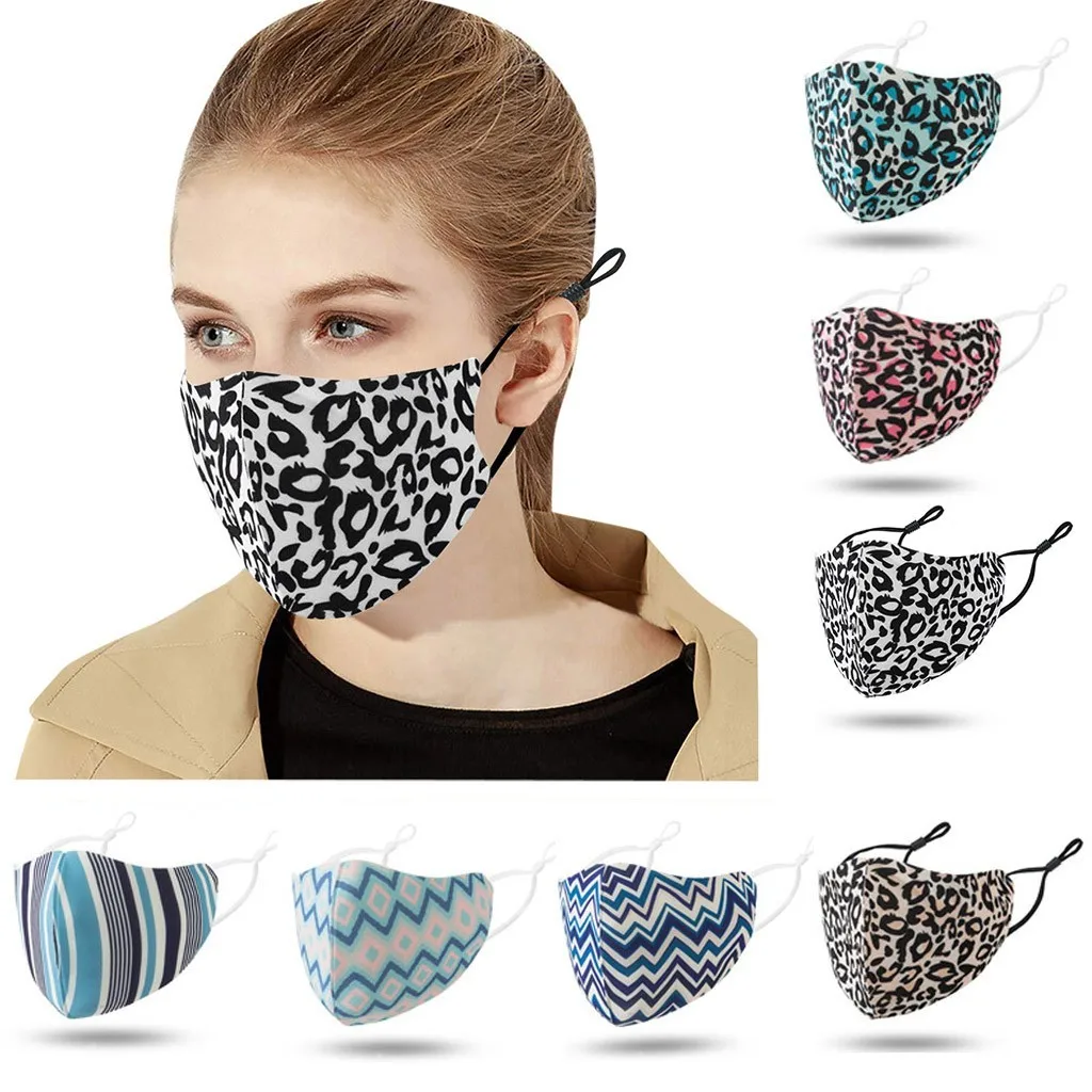 Women'S Fashion Printed Reusable Masks Odorless And Irritation-Free Comfortable Mask Must-Have Adult Mask For Outdoor Cycling