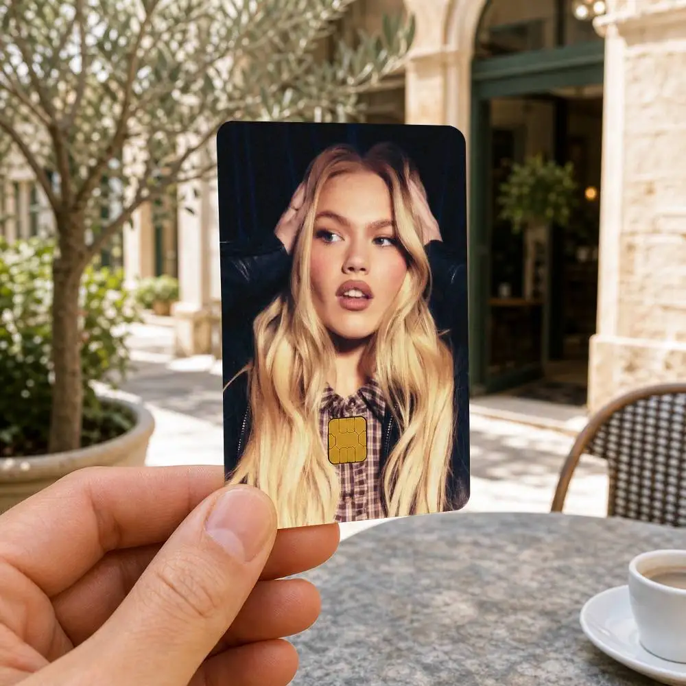 F-Freya Skye Singer  Waterproof Bank Card Sticker Skin for Credit Debit Chip Cards Decorative Cover Film