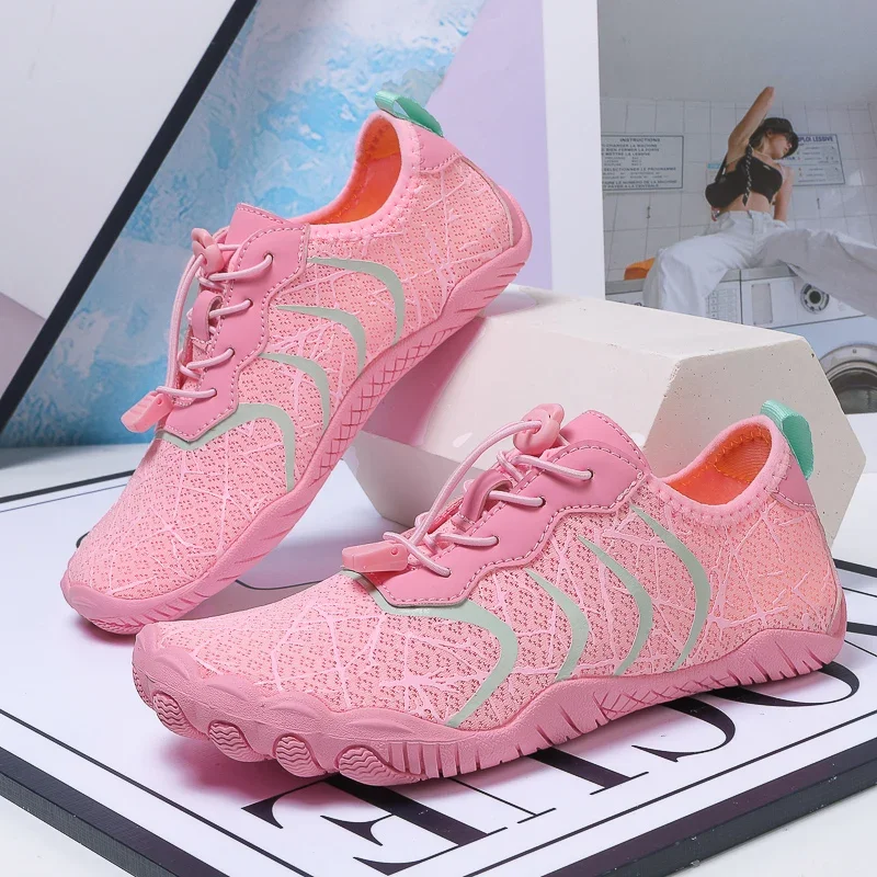 

Quick Dry Children Barefoot Water Shoes Men Women Beach Aqua Shoes Upstream Hiking Parent-Child Wading Sneakers Swimming Shoes