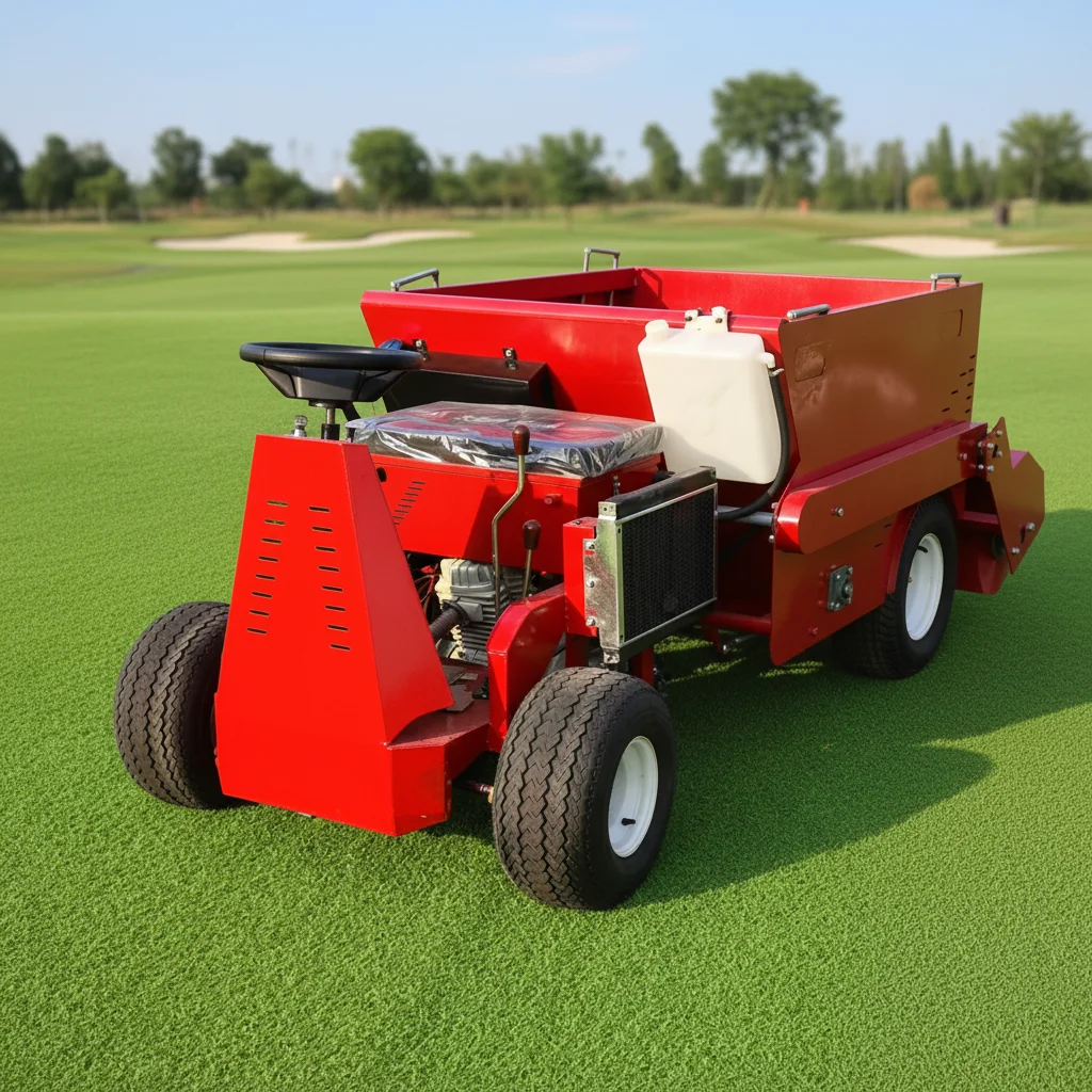 Small Ride-on Driving Sand Infill Machine Artificial Turf Brushing Machine Lawn Filling Machine for Artificial Grass