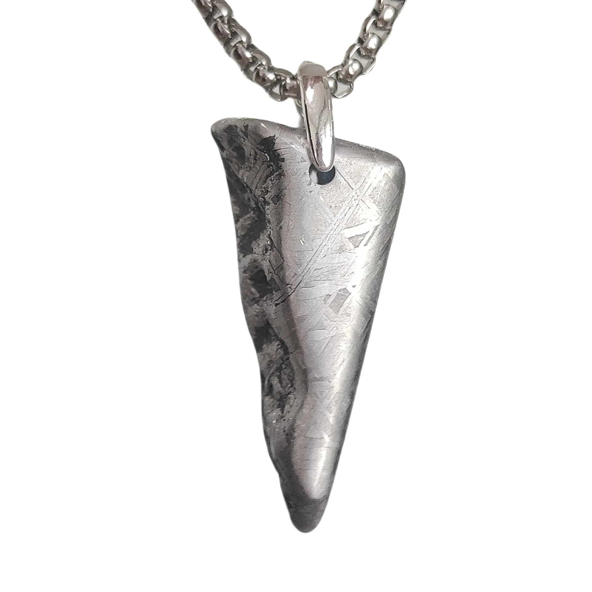 

27.1g Namibian Gibbon Iron Meteorite Pendant G Iron Ore Specimen Collectable and Processable Necklace pendant-LK152