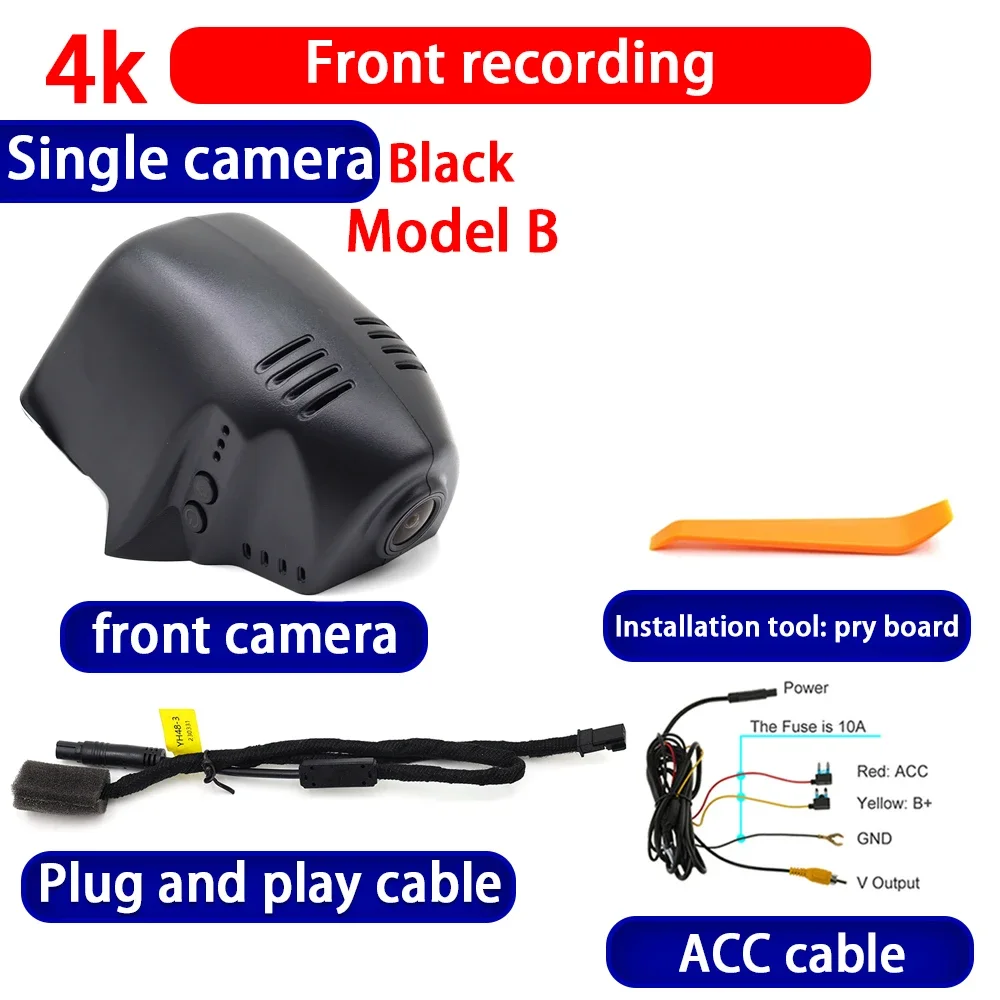 Video Recorder 4K Plug en Play Auto DVR Dash Cam Camera voor Volkswagen VW Golf 7 8 GTI SV Sportsvan Mk7 Mk8 Virtus Polo Sedan