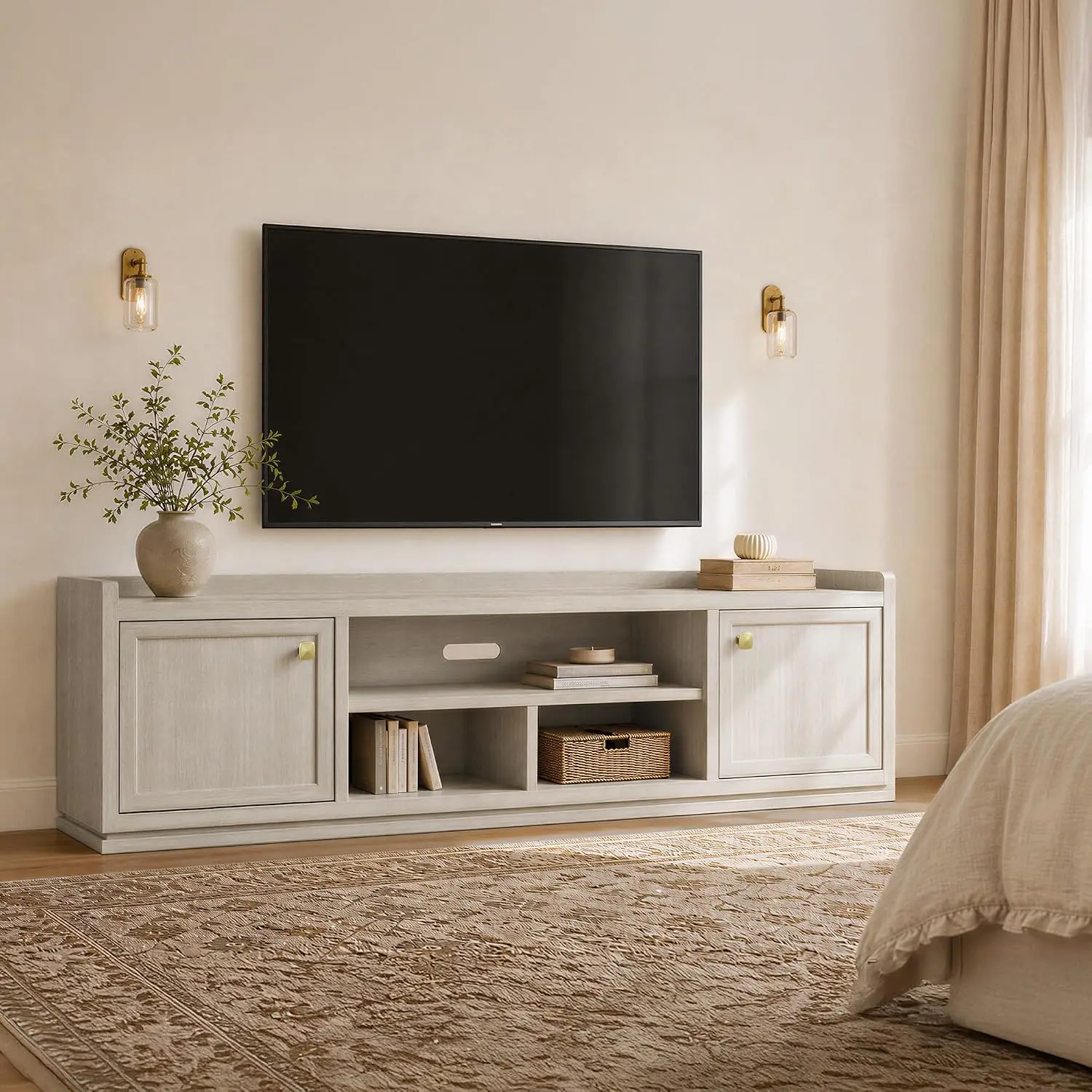 67" Wide TV Stand Entertainment Center for Living Room, Customized
