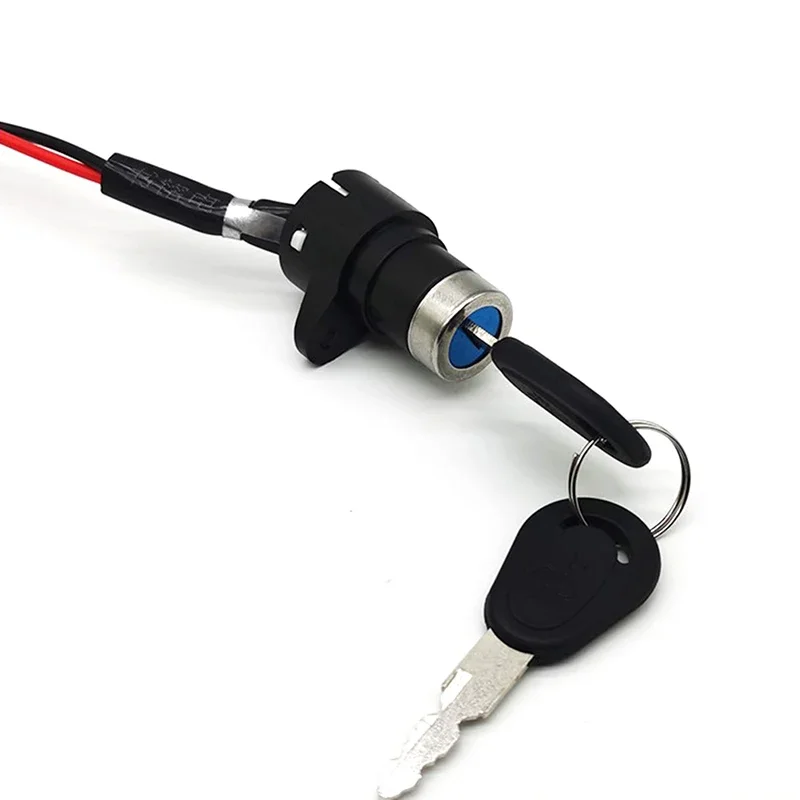 1Set 2 Wires Ignition Switch with 2 Keys On-Off Lock for Electrical Scooter ATV Pocket Bikes Motorcycle Motorbike ATV Quad Bike