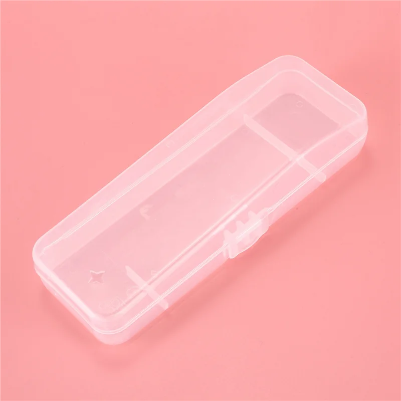 A83X-3 Pcs Travel Double Edge Razor Storage Box Men Shaver Case Razor Accessories Transparent Razor Holder