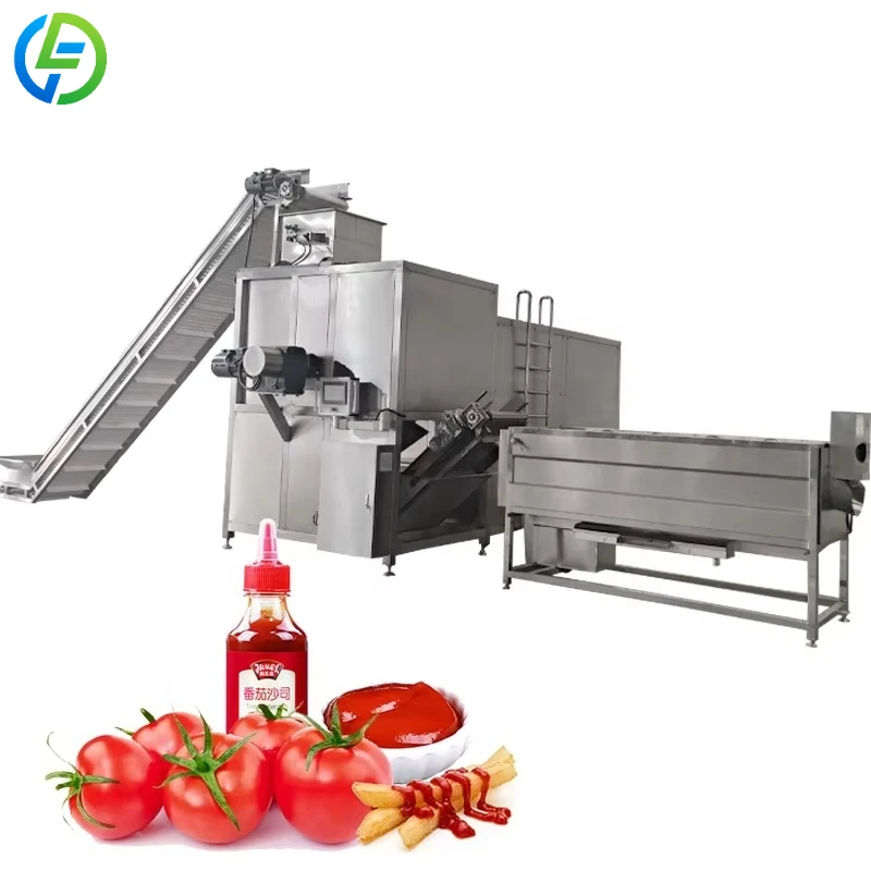 Customized Tomato Paste Production Line With Aseptic Filling System Long Shelf Life Aseptic Tomato Paste Processing Line