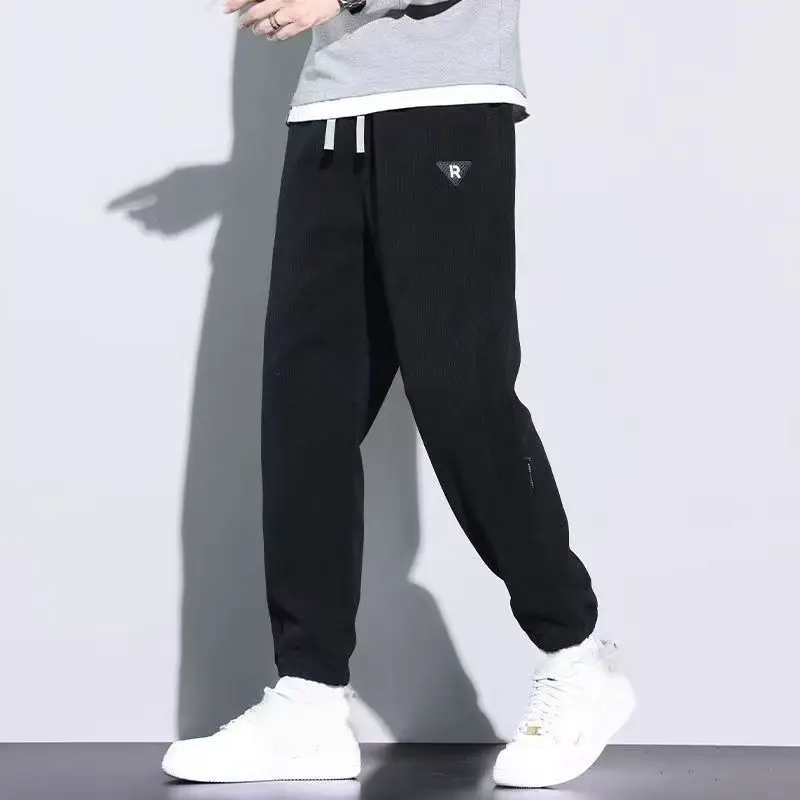 الشتاء الدافئة الصوف سميكة سروال قصير Sweatpants الرجال Sweatpants العصرية طماق غير رسمية متعددة الاستخدامات