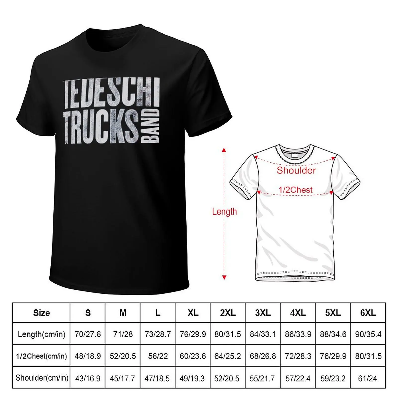 TEDESCHI TRUCKS BAND (1) T-Shirt cotton t shirts man 100% T-Shirt