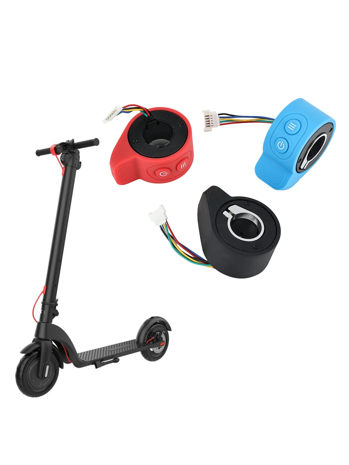 AliExpress Thumb Throttle Speed Switch For HX X6 Electric Scooter Finger Accelerator E-Bike Control Headlight Accessories